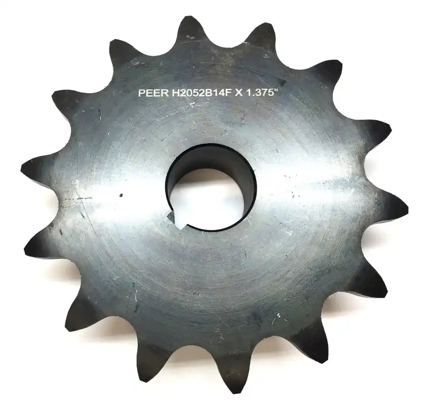 Peer Roller Chain Sprocket H2052B14X1.375 w/Set Screw and Keyway NOS