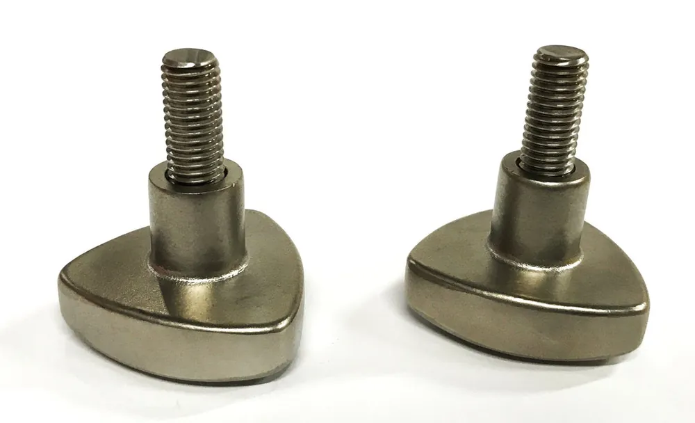 Unbranded 1 inch Triangle Knob Thumb Screw 32720389 [Lot of 2] NOS