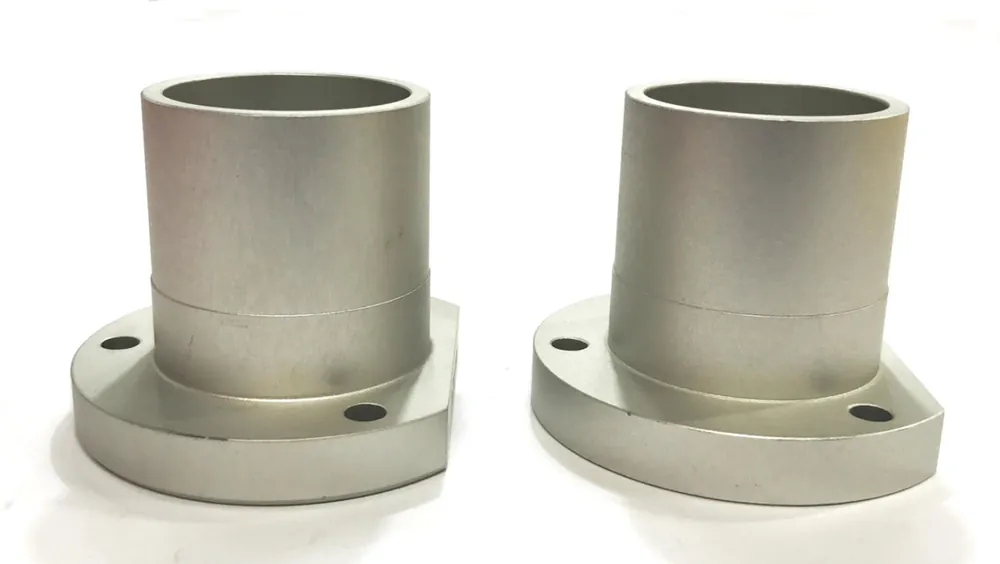 Unbranded Aluminum Flanged Bushing 2F-08-004B [Lot of 2] NOS