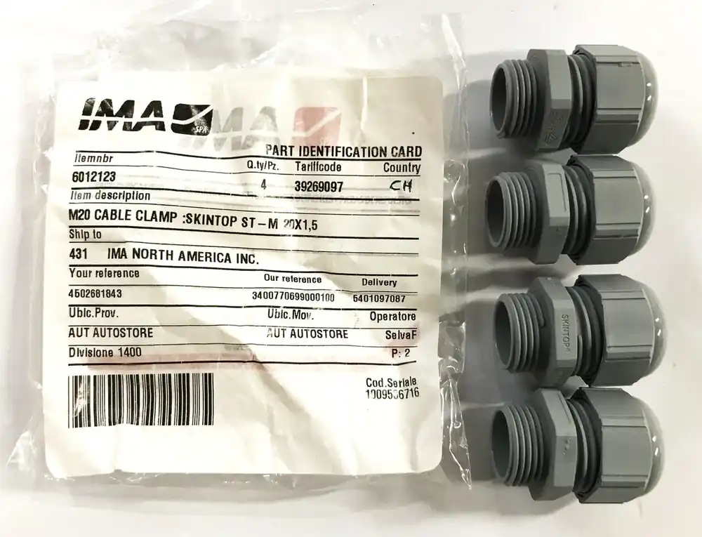 IMA Skintop Cable Clamp M20X1.5 [Lot of 4] NOS