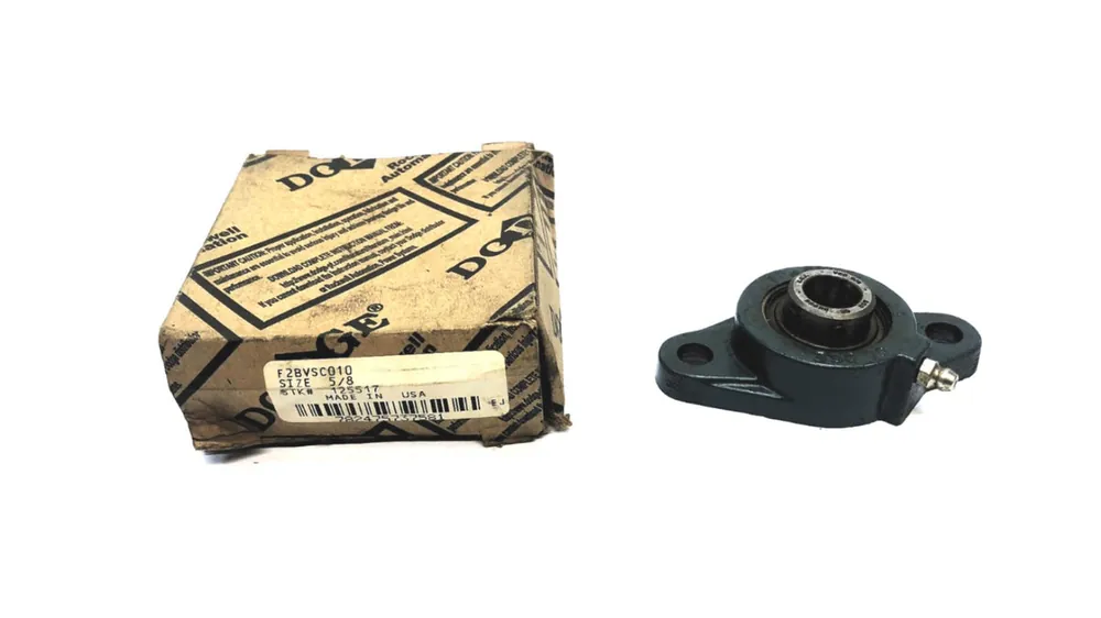 Dodge 5/8" Flange Mounted Ball Bearing F2B-VSC-010 (125517) NOS