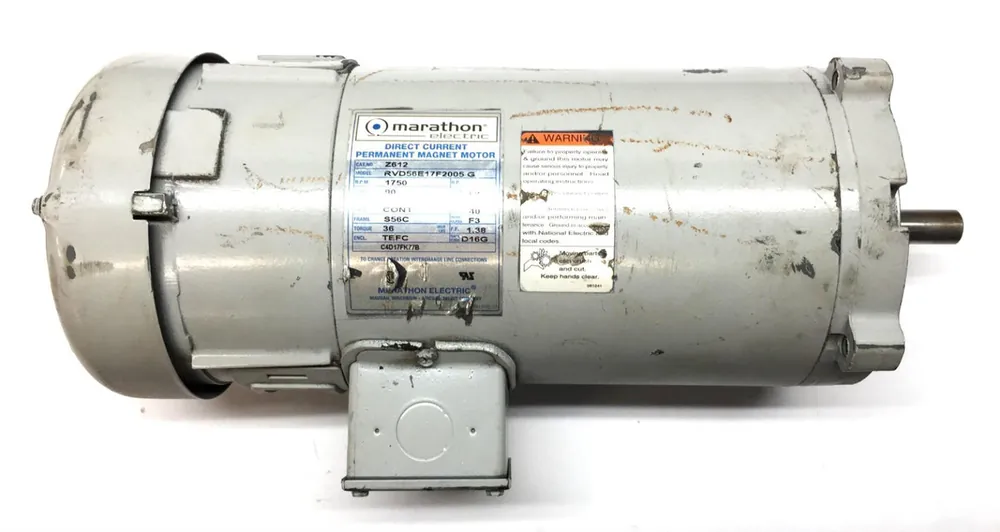 Marathon Z612 Direct Current Permanent Magnet Motor RVD56E17F2005G USED