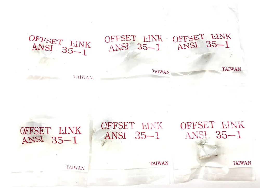 ANSI No. 35-1 Offset Connecting Link [Lot of 6] NOS