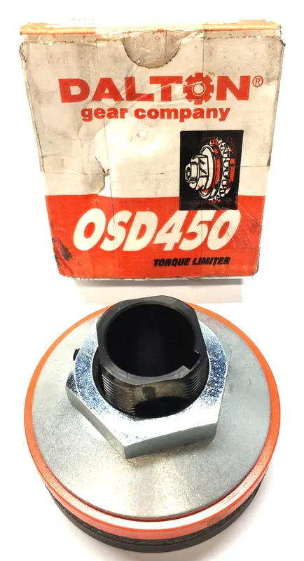 Dalton Gear Torque Limiter w/Keyway and Stainless Steel 1-3/8" Bore OSD450 NOS
