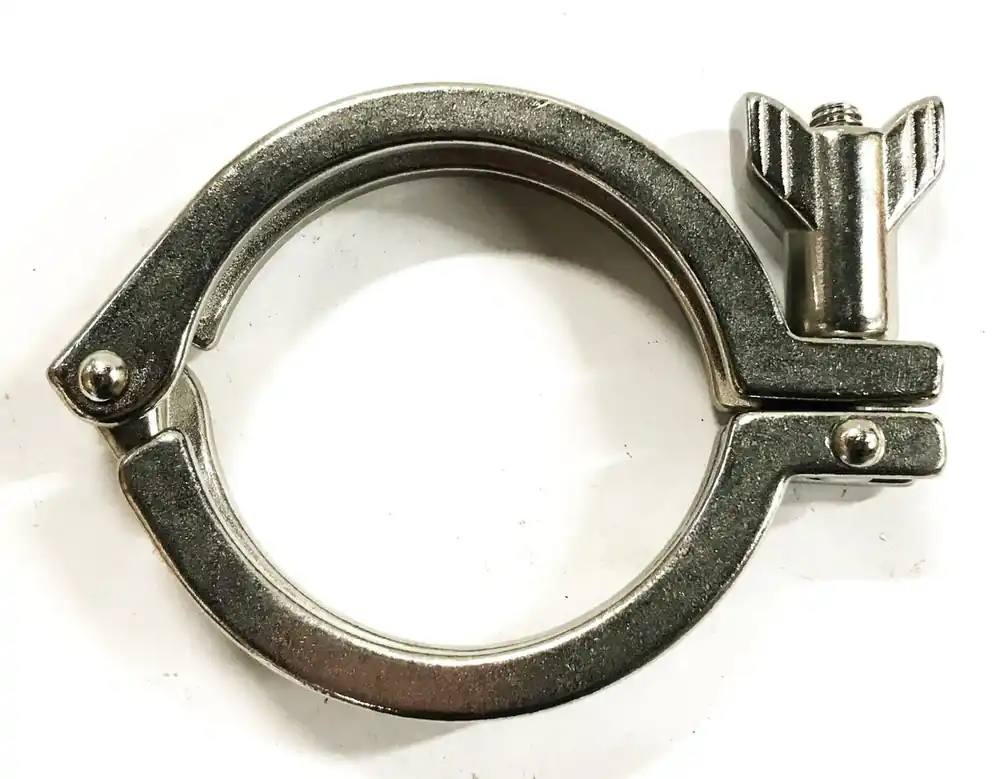 McMaster-Carr Type 304 2-1/2 inch Wing Nut Clamp 4322K154 (691-10152) NOS