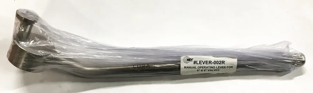 Cora/Key Manual Operating Lever for 6-8 inch Valve #Model-002R NOS