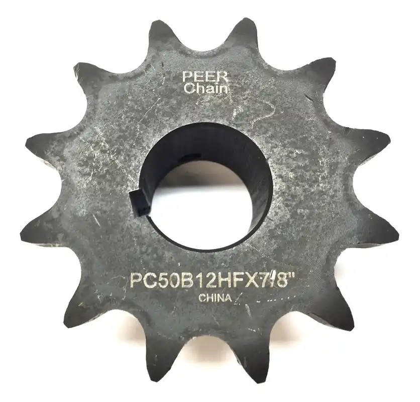 Peer Roller Chain Sprocket (No Box) PC50B12HFX7/8" NOS