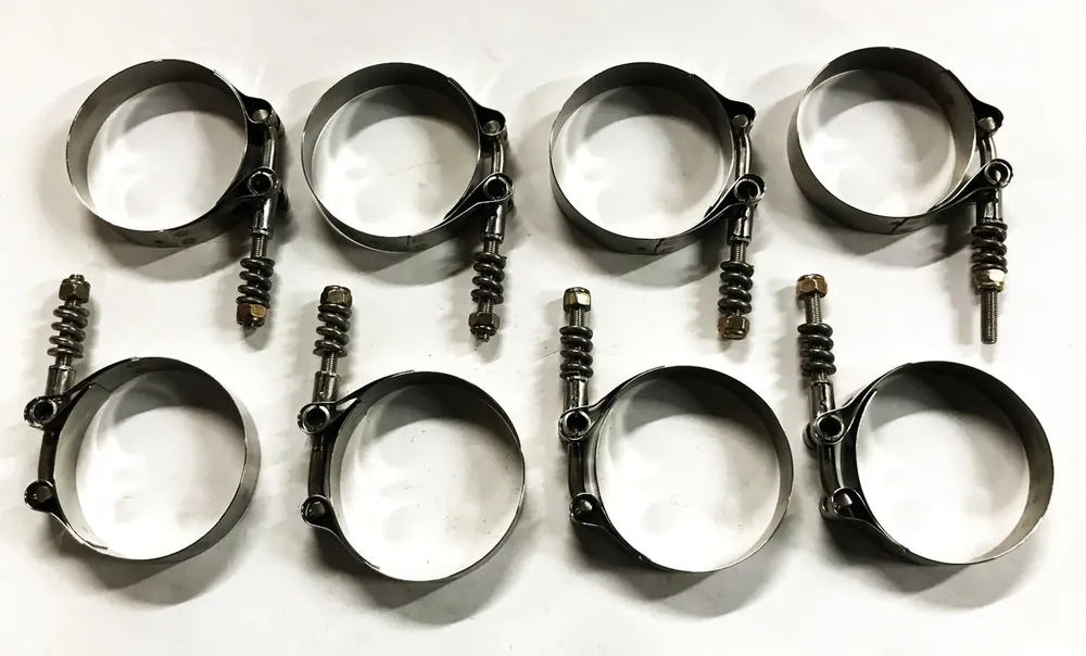 Five Star Manufacturing 3 inch Stainless T-Bolt Clamp 250-76-316 [Lot of 8] NOS