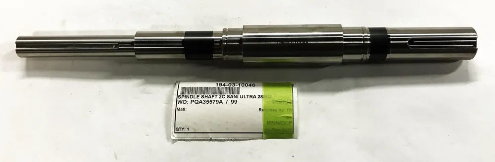 Sani Imports Stainless Steel 28mm Spindle Shaft 194-03-10046 NOS