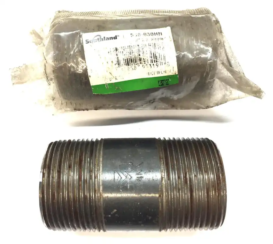 Southland 1-1/4" x 3" Threaded Nipple 536-030HN [Lot of 2] NOS