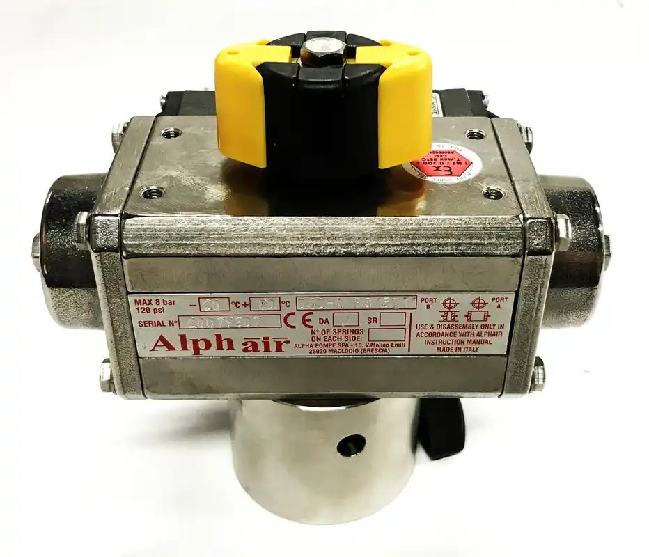 Alphair Pneumatic Actuator Valve Assembly 042-A-F3/5Q11 NOS