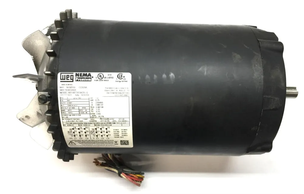 WEG NEMA Premium 230/460 General Purpose 1765-RPM Motor 00118ET3E56CFL-S USED