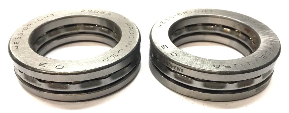Hess-Bright Thrust Roller Bearing Assembly 2908A [Lot of 2] NOS