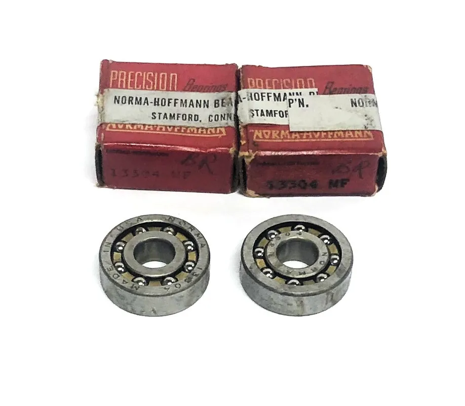 Norma Hoffmann Self-Aligning Ball Bearing 13304 MF [Lot of 2] NOS