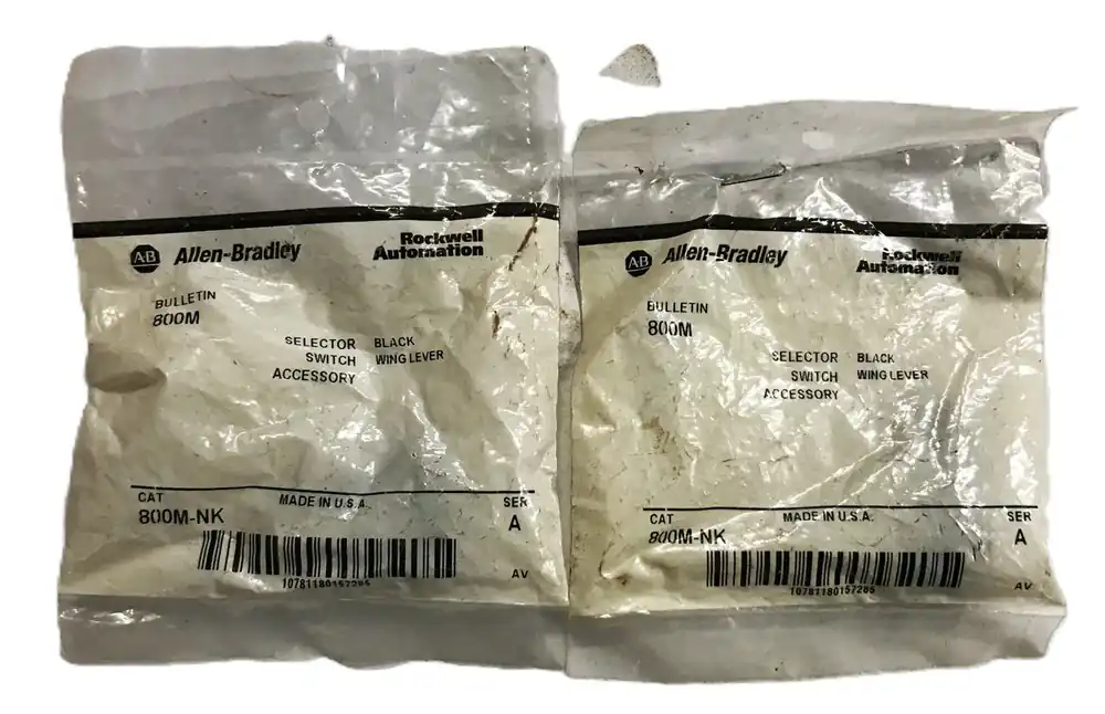 Allen-Bradley Selector Switch Wing Lever 800M-NK [Lot of 2] NOS