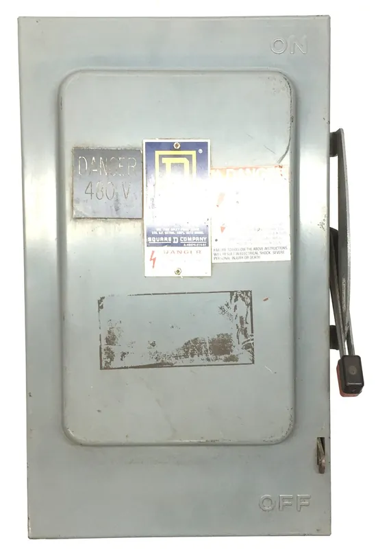 Square D 480V Safety Switch Enclosure A-40274-314-01 USED