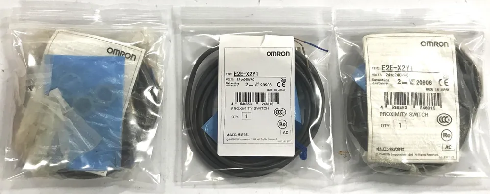 Omron Proximity Sensor E2E-X2Y1 [Lot of 3] NOS