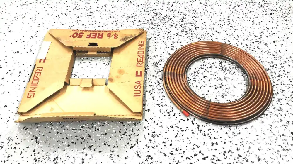 IUSA 3/8" x 50 Foot Soft Copper Refrigeration Hose V0283G NOS