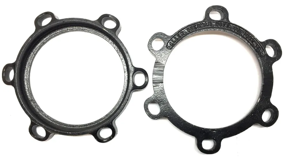 Allen Sherman Hoff 7.10"O.D Pipe Cast Iron Follower Set 4892-1 (2pcs) NOS