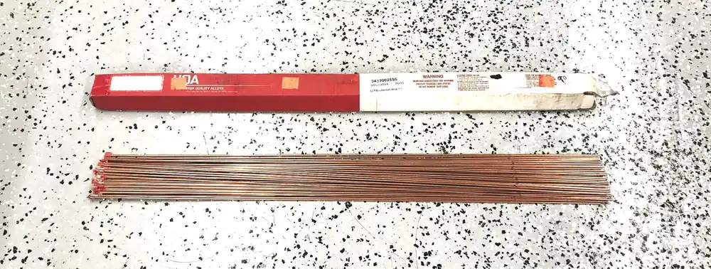 HQA 10 Pound Box of 1/8" x 36" Welding Filler Rod 80S-B2 NOS