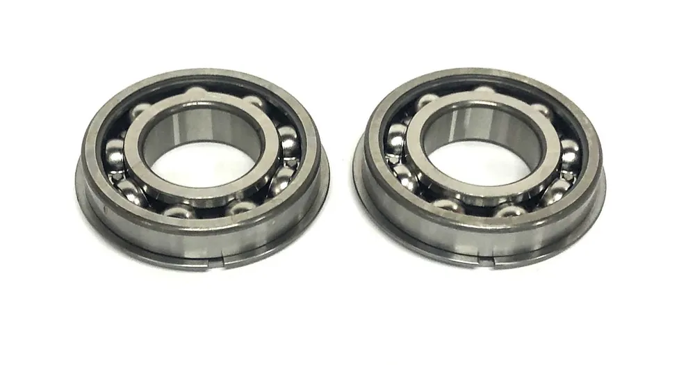 SKF  Ball Bearing With Snap Ring 6207N/C3 [Lot of 2] NOS