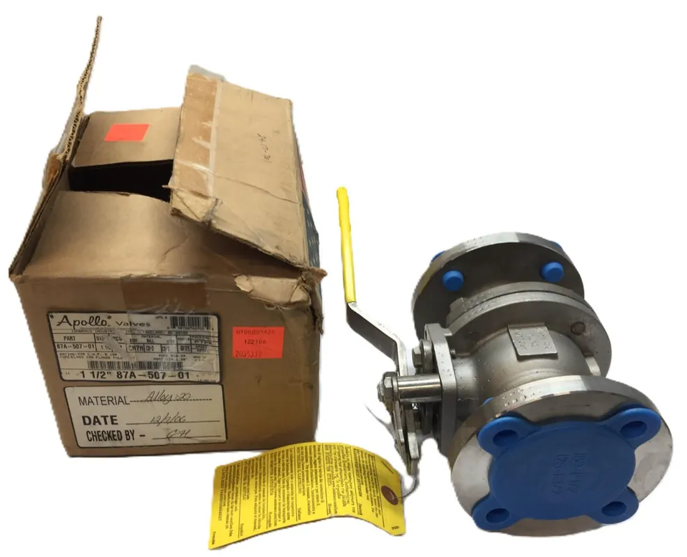 Apollo Stainless Steel Full Port Levered Ball Valve 87A-507-1 NOS