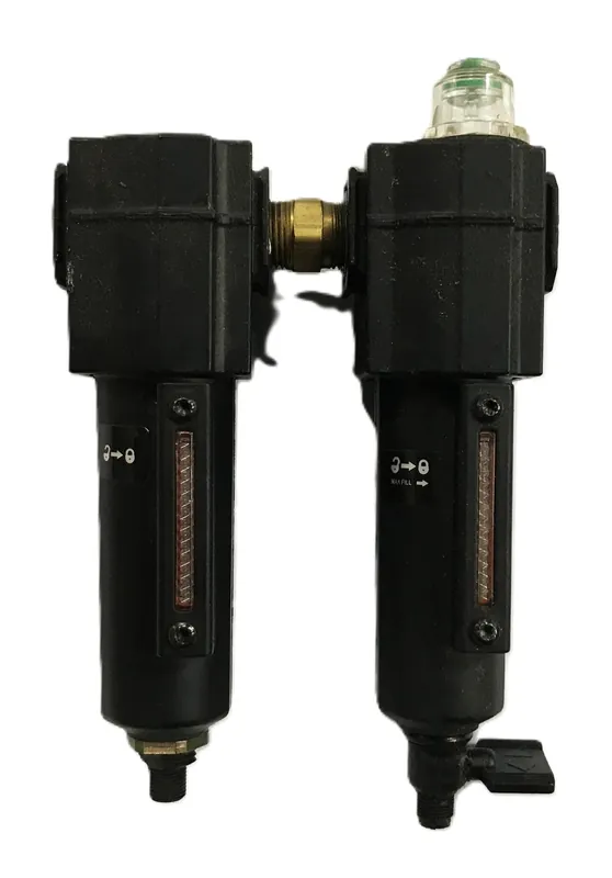 Norgren Pneumatic Lubricator Filter Assembly L72C-3AP-QEN/F72G-3AN-AE1 NOS