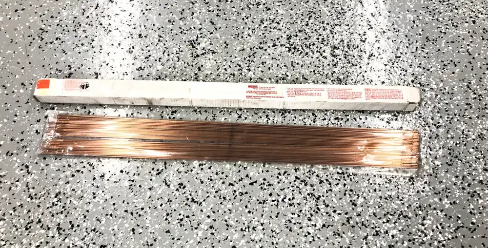 HQA 10 Pound Box of 3/32" Diameter x 36" OAL Welding Rod ER80S-B2 NOS