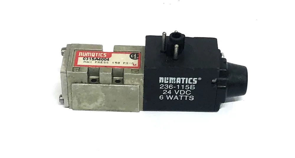 Numatics Solenoid Valve Missing Hardware 031SA4004 NOS