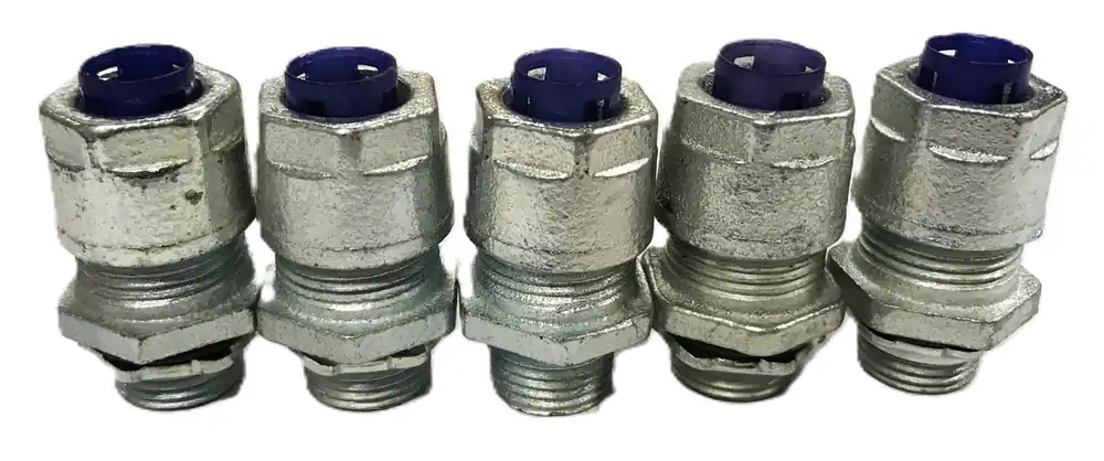 Appleton 1/2 inch NPT Steel Cord Grip Connector CG3750S [Lot of 5] NOS