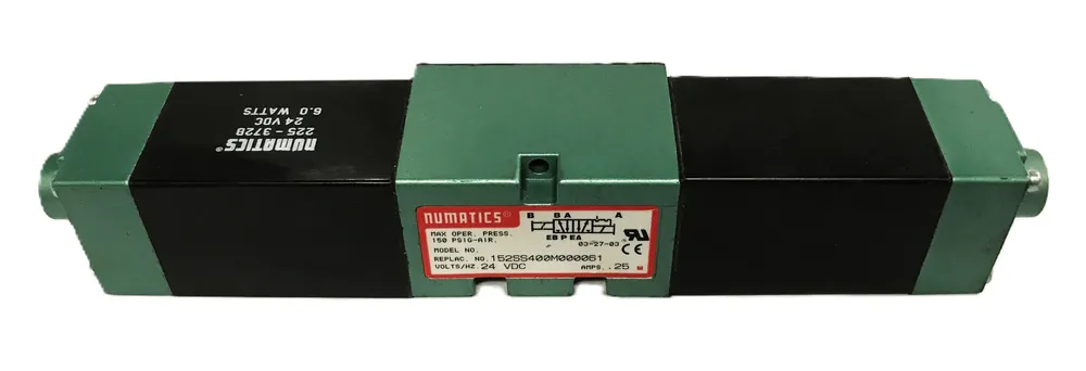 Numatics Pneumatic Solenoid Valve Assembly 225-372B/152SS400M000061 NOS