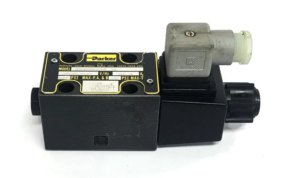 Parker 120/110V 60/50Hz 5000/1500 PSI 49-58A Hydraulic Valve D1VW20HNYP-75 NOS