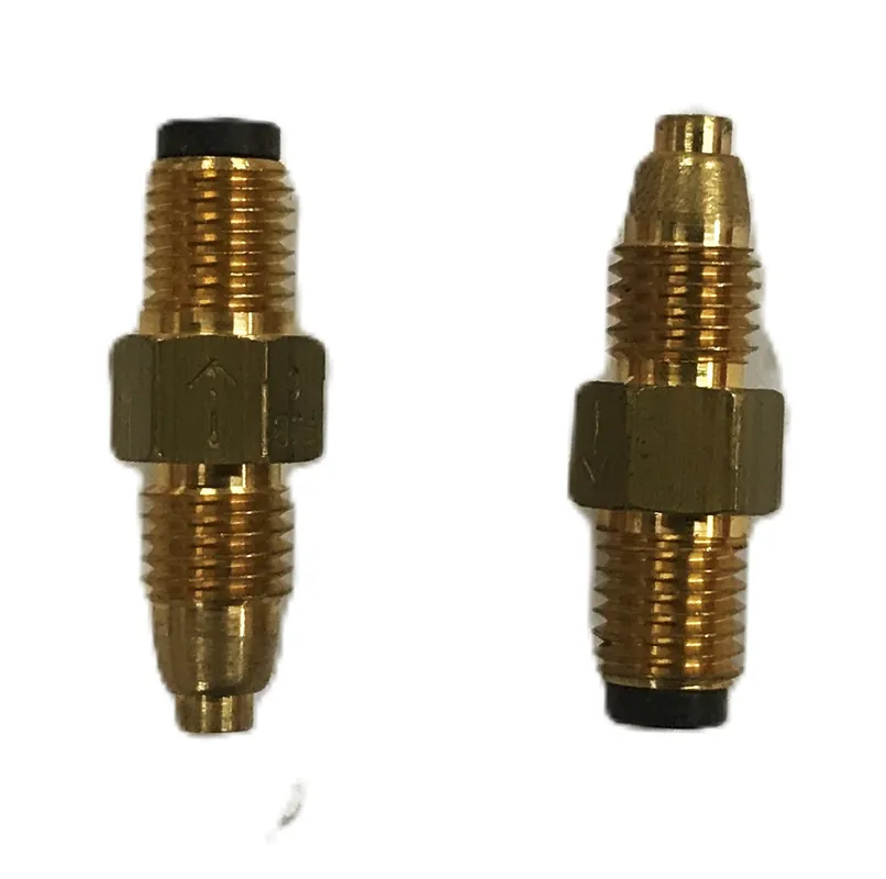 Bijur 1-Way Brass Lube Metering Check Valve B2495 [Lot of 2] NOS