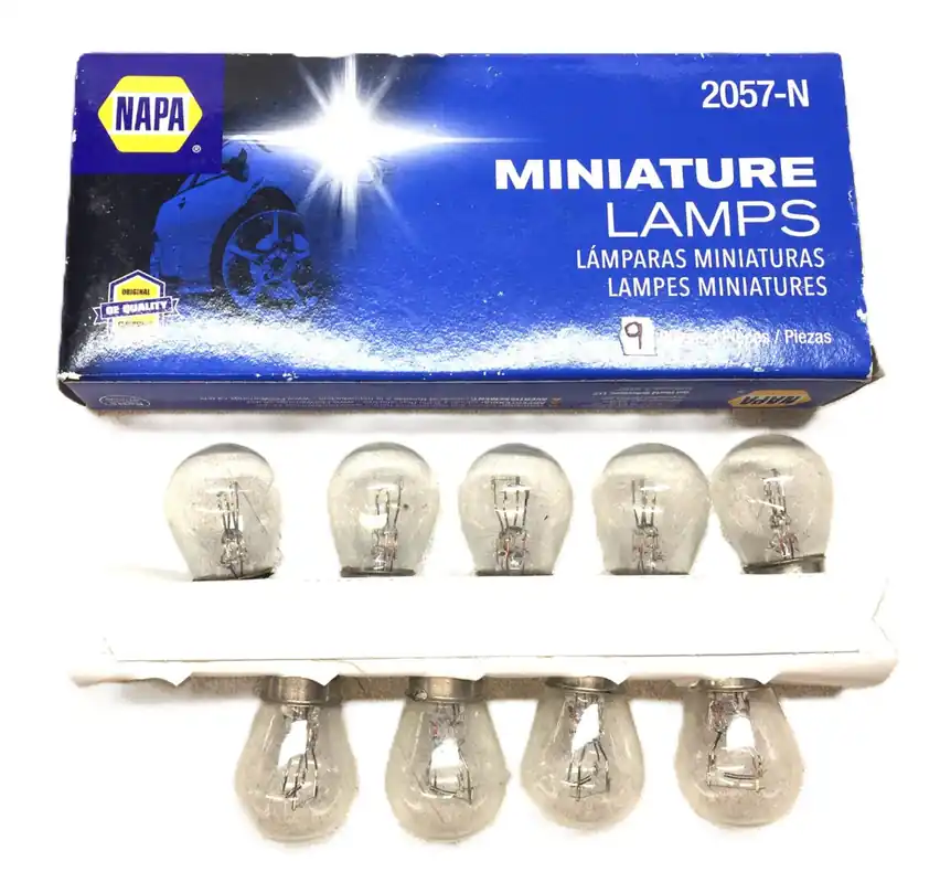 Napa Miniature Lamp 2057-N [Lot of 9] NOS