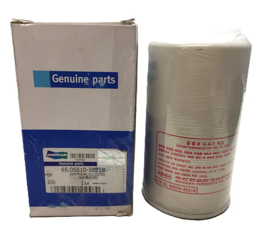 Doosan Oil Filter 65.05510-5021B NOS