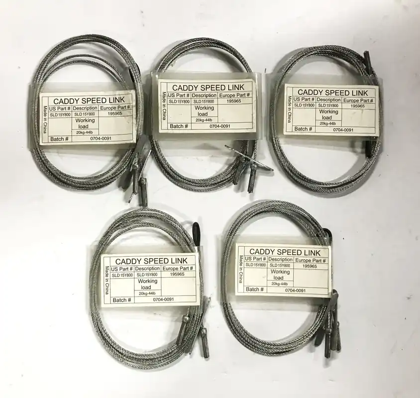 Caddy Speed Link Y-Toggle with Eyelet Extension SLD15Y800 [Lot of 5] NOS