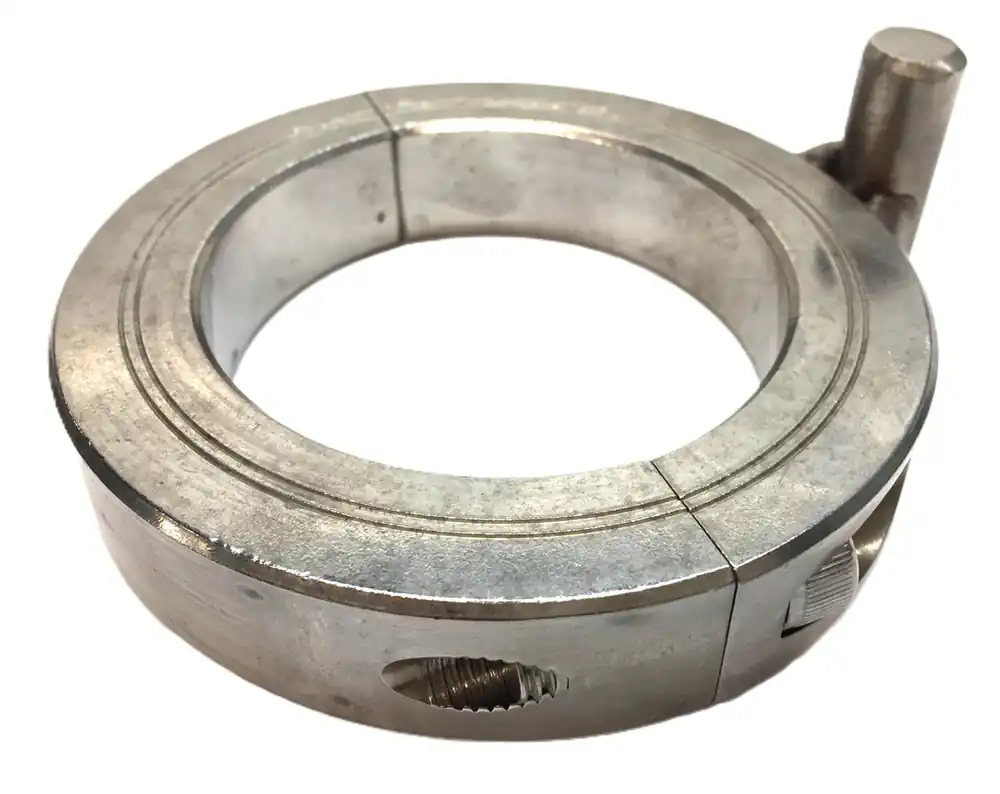 Unbranded 2-3/4" 2-Piece Set Screw Steel Shaft Collar NOS
