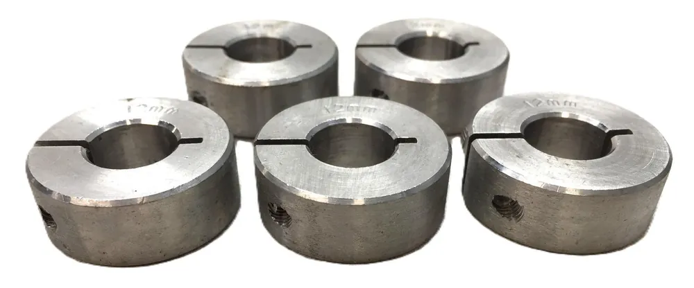 Unbranded 12mm Single-Split Shaft Collar [Lot of 5] NOS