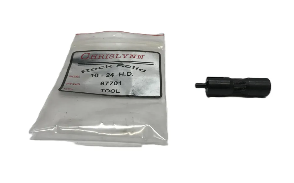 Chrislynn 10-24 H.D. Key-Locking Insert Installation Tool 67701 NOS