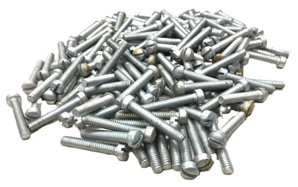 Unbranded 1/4"-28 x 1-1/2" Steel Round Slotted Head Screw Pack (160pcs) NOS