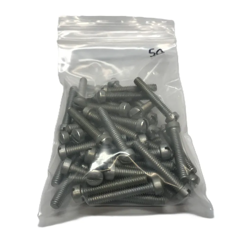 Unbranded 1/4-20 x 1-1/2" Slotted Round Head Machine Screw [Lot of 50] NOS
