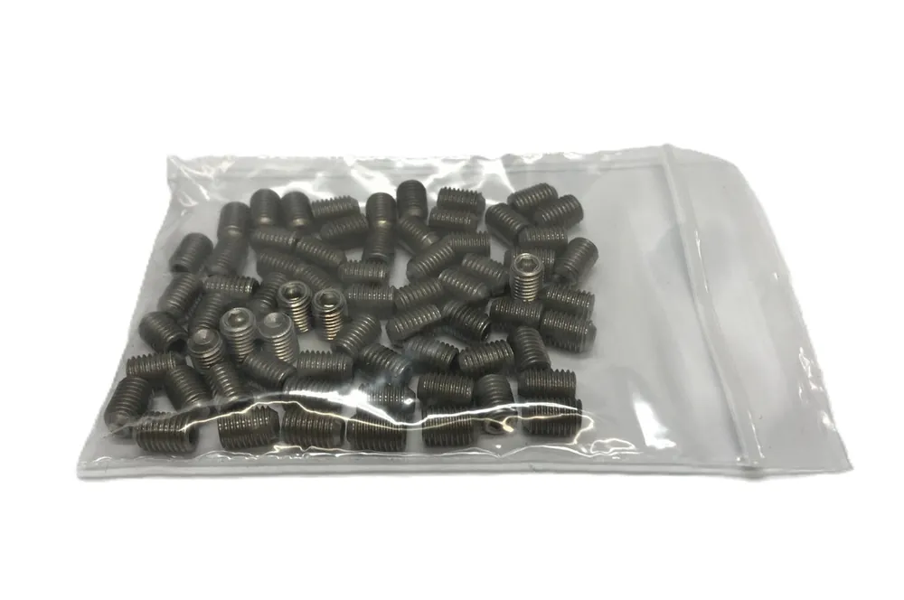 Unbranded 1/4-28 x 3/8" Stainless Steel Socket Set Screw [Lot of 65] NOS