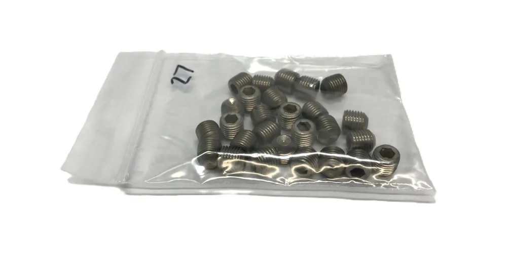 Unbranded 3/8-24 x 3/8" Stainless Steel Socket Set Screw [Lot of 27] NOS