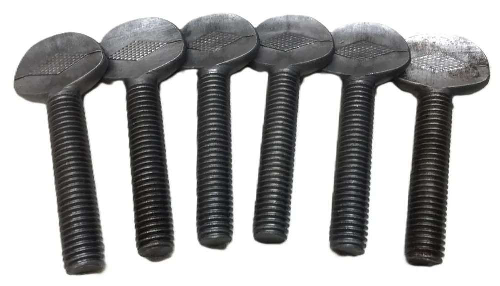 Unbranded 1/2"-13 x 2-1/2" Spade Thumb Tabbed Screw [Lot of 6] NOS
