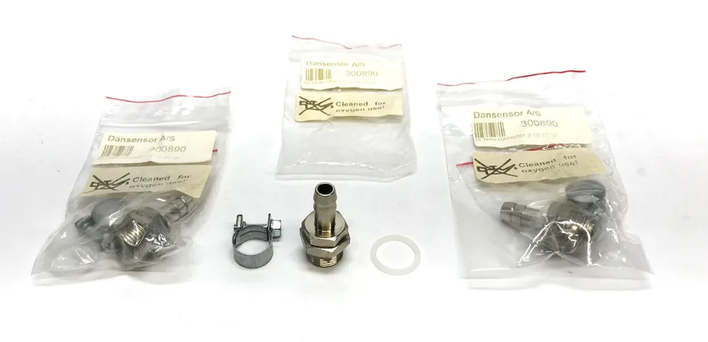 Dansensor Barbed Hose Coupling Kit 300890 [Lot of 3] NOS