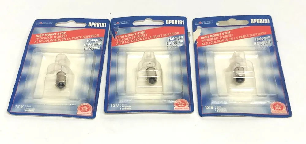 Wagner High Mount Stop Bulb BP68191 [Lot of 3] NOS