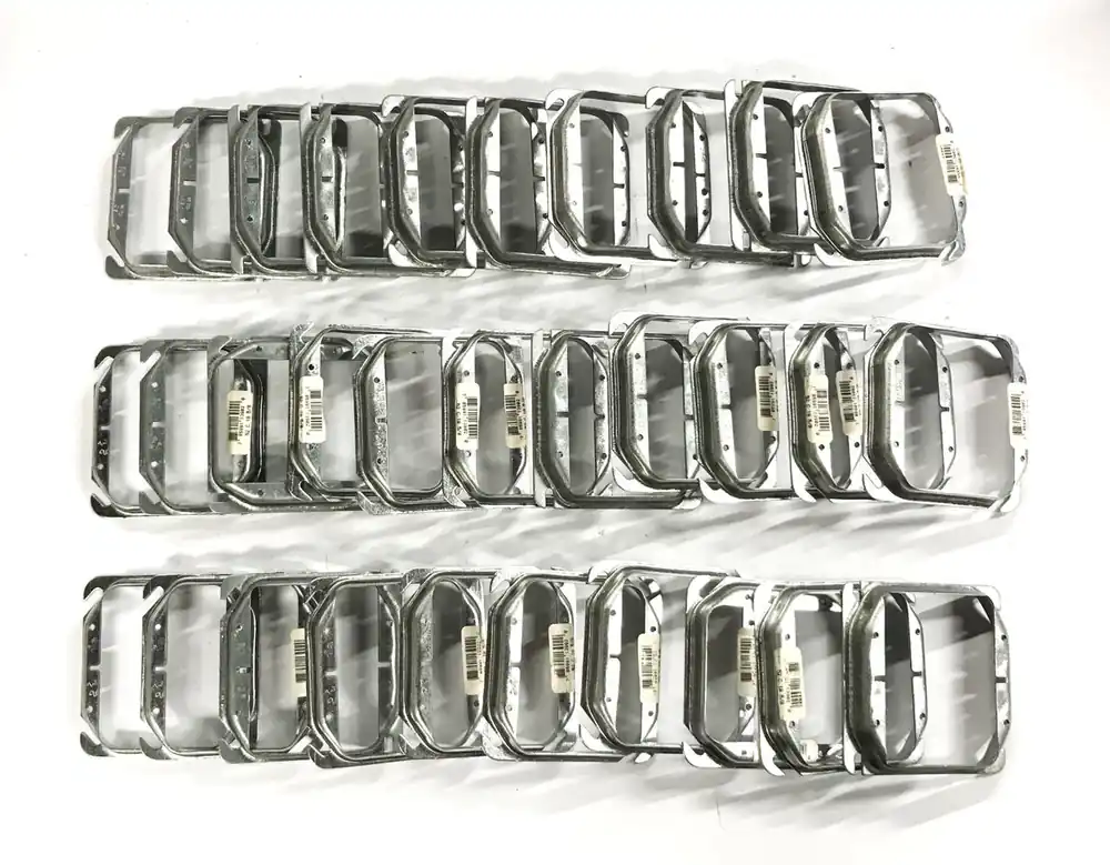 Unbranded 5/8 inch Raised Galvanized Steel Device Cover [Lot of 30] NOS