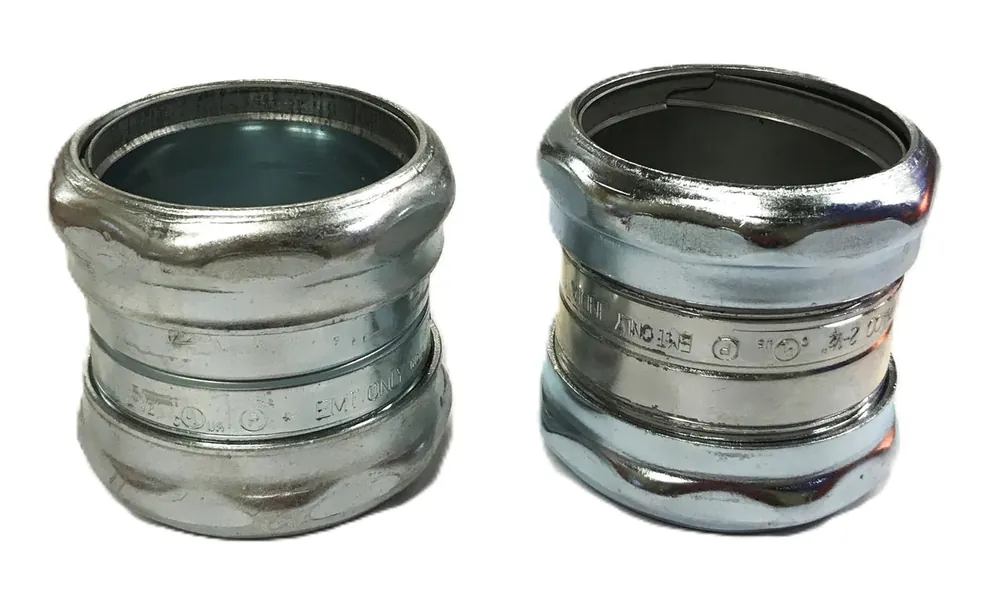 Raco 2-1/2 inch x 3-1/4 inch EMT Only Compression Fitting [Lot of 2] NOS