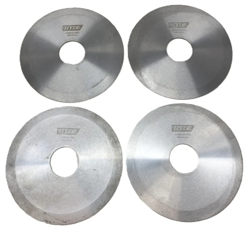 Hill Parts HYDE 6" Dia. x 1-1/2" Bore SS Cutting Circular Blade [Lot of 4] NOS