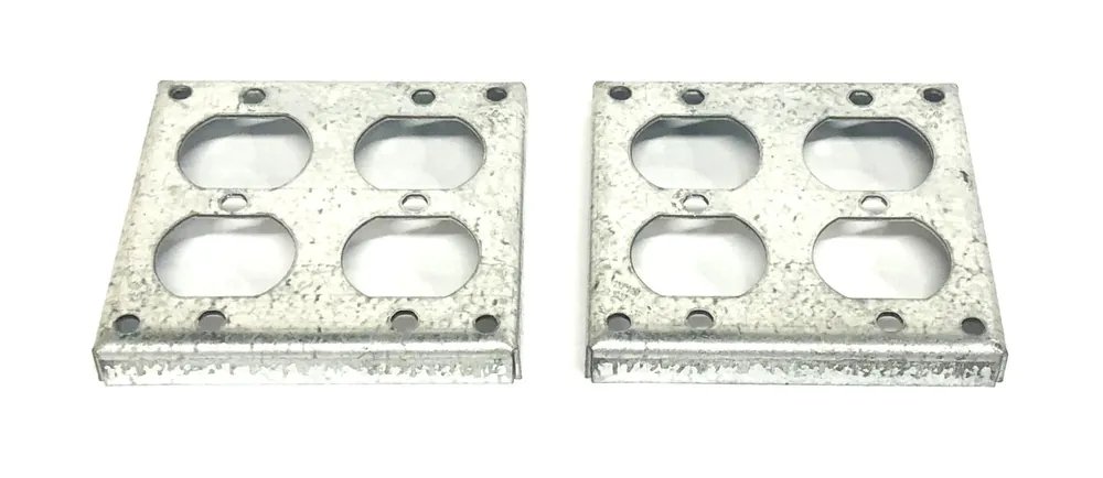 BMC 6.5 CU. IN 2 Gang Square Receptacle 452-NEC [Lot of 2] NOS